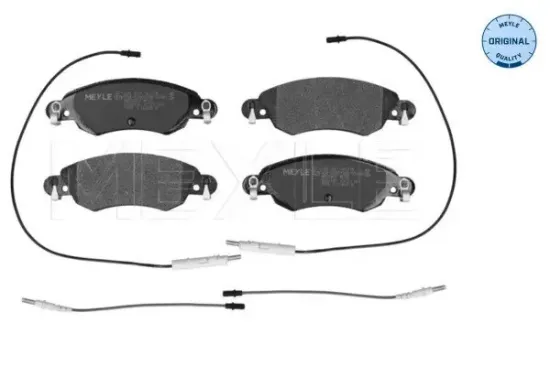 Bremsbelagsatz, Scheibenbremse Vorderachse MEYLE 025 232 7617/W Bild Bremsbelagsatz, Scheibenbremse Vorderachse MEYLE 025 232 7617/W