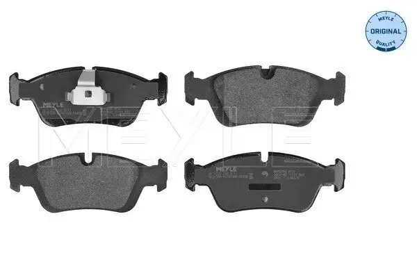Bremsbelagsatz, Scheibenbremse Vorderachse MEYLE 025 232 8717