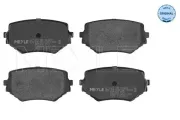 Bremsbelagsatz, Scheibenbremse Vorderachse MEYLE 025 233 1414/W