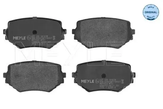 Bremsbelagsatz, Scheibenbremse Vorderachse MEYLE 025 233 1414/W Bild Bremsbelagsatz, Scheibenbremse Vorderachse MEYLE 025 233 1414/W