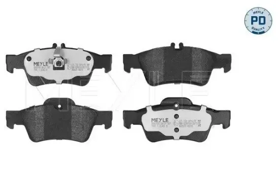 Bremsbelagsatz, Scheibenbremse Hinterachse MEYLE 025 233 3416/PD Bild Bremsbelagsatz, Scheibenbremse Hinterachse MEYLE 025 233 3416/PD