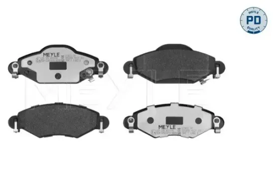 Bremsbelagsatz, Scheibenbremse Vorderachse MEYLE 025 233 4017/PD Bild Bremsbelagsatz, Scheibenbremse Vorderachse MEYLE 025 233 4017/PD