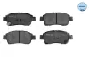 Bremsbelagsatz, Scheibenbremse Vorderachse MEYLE 025 233 4816/W Bild Bremsbelagsatz, Scheibenbremse Vorderachse MEYLE 025 233 4816/W