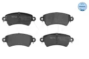 Bremsbelagsatz, Scheibenbremse Vorderachse MEYLE 025 233 9617