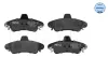 Bremsbelagsatz, Scheibenbremse Hinterachse MEYLE 025 234 1015/A Bild Bremsbelagsatz, Scheibenbremse Hinterachse MEYLE 025 234 1015/A