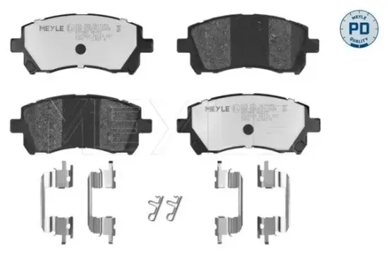 Bremsbelagsatz, Scheibenbremse MEYLE 025 235 5817/PD Bild Bremsbelagsatz, Scheibenbremse MEYLE 025 235 5817/PD