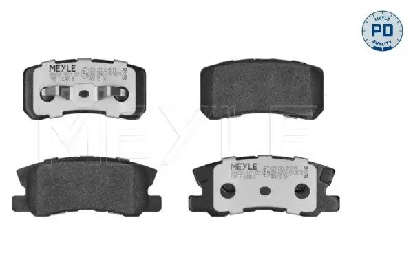 Bremsbelagsatz, Scheibenbremse MEYLE 025 235 8216/PD