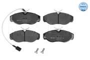 Bremsbelagsatz, Scheibenbremse Vorderachse MEYLE 025 236 0219/W