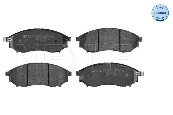 Bremsbelagsatz, Scheibenbremse MEYLE 025 236 9816/W Bild Bremsbelagsatz, Scheibenbremse MEYLE 025 236 9816/W