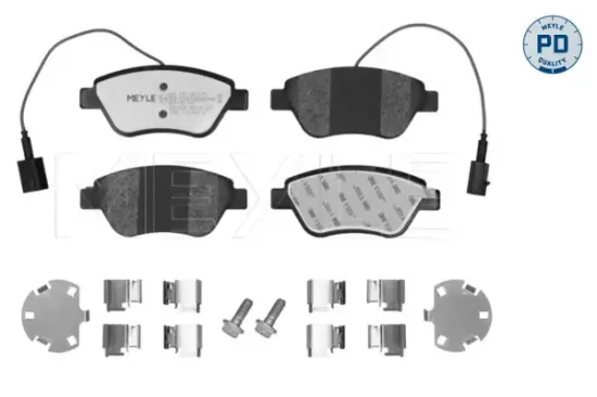 Bremsbelagsatz, Scheibenbremse MEYLE 025 237 0617/PD Bild Bremsbelagsatz, Scheibenbremse MEYLE 025 237 0617/PD