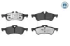 Bremsbelagsatz, Scheibenbremse Hinterachse MEYLE 025 237 1616/PD Bild Bremsbelagsatz, Scheibenbremse Hinterachse MEYLE 025 237 1616/PD
