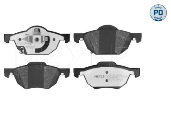 Bremsbelagsatz, Scheibenbremse Vorderachse MEYLE 025 237 2017/PD Bild Bremsbelagsatz, Scheibenbremse Vorderachse MEYLE 025 237 2017/PD