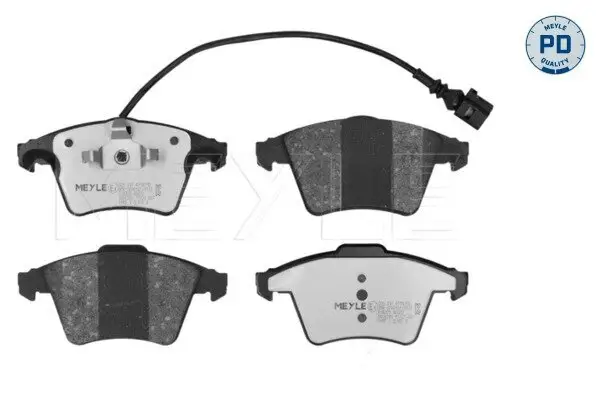 Bremsbelagsatz, Scheibenbremse Vorderachse MEYLE 025 237 4719/PD