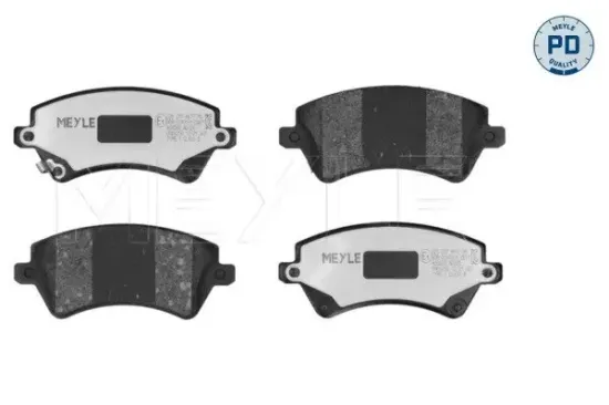 Bremsbelagsatz, Scheibenbremse Vorderachse MEYLE 025 237 6617/PD Bild Bremsbelagsatz, Scheibenbremse Vorderachse MEYLE 025 237 6617/PD