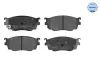 Bremsbelagsatz, Scheibenbremse Vorderachse MEYLE 025 237 7716/W