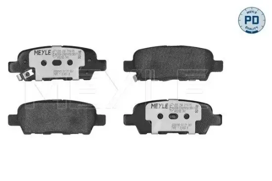 Bremsbelagsatz, Scheibenbremse MEYLE 025 238 7114/PD Bild Bremsbelagsatz, Scheibenbremse MEYLE 025 238 7114/PD