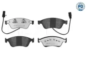 Bremsbelagsatz, Scheibenbremse Vorderachse MEYLE 025 238 9620/PD