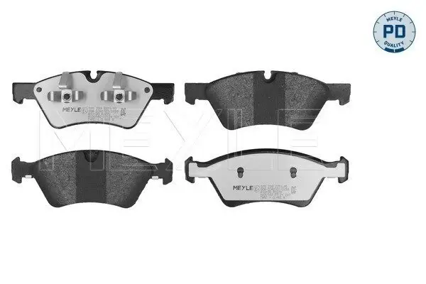 Bremsbelagsatz, Scheibenbremse Vorderachse MEYLE 025 239 2221/PD
