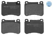Bremsbelagsatz, Scheibenbremse Vorderachse MEYLE 025 239 4516
