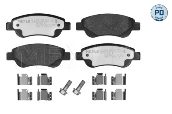 Bremsbelagsatz, Scheibenbremse Vorderachse MEYLE 025 239 5917/PD Bild Bremsbelagsatz, Scheibenbremse Vorderachse MEYLE 025 239 5917/PD