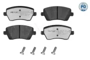 Bremsbelagsatz, Scheibenbremse Vorderachse MEYLE 025 239 7317/PD