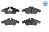 Bremsbelagsatz, Scheibenbremse Vorderachse MEYLE 025 239 9020 Bild Bremsbelagsatz, Scheibenbremse Vorderachse MEYLE 025 239 9020