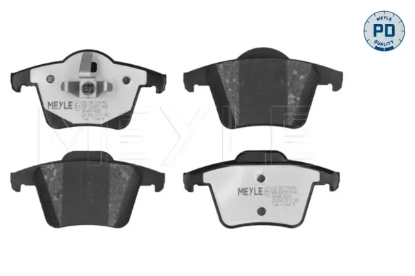 Bremsbelagsatz, Scheibenbremse Hinterachse MEYLE 025 240 1118/PD