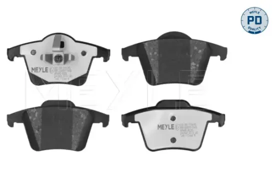 Bremsbelagsatz, Scheibenbremse Hinterachse MEYLE 025 240 1118/PD Bild Bremsbelagsatz, Scheibenbremse Hinterachse MEYLE 025 240 1118/PD