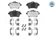 Bremsbelagsatz, Scheibenbremse Vorderachse MEYLE 025 240 7719/PD