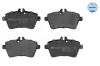 Bremsbelagsatz, Scheibenbremse Vorderachse MEYLE 025 240 7719