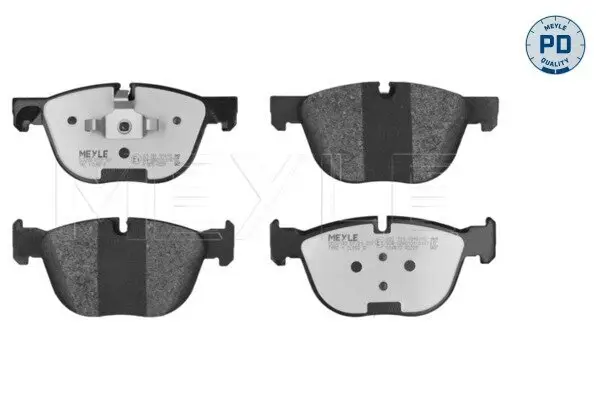 Bremsbelagsatz, Scheibenbremse Vorderachse MEYLE 025 241 7019/PD