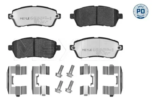 Bremsbelagsatz, Scheibenbremse MEYLE 025 242 8316/PD