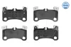 Bremsbelagsatz, Scheibenbremse Hinterachse MEYLE 025 242 9616 Bild Bremsbelagsatz, Scheibenbremse Hinterachse MEYLE 025 242 9616