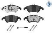 Bremsbelagsatz, Scheibenbremse MEYLE 025 243 1019/PD