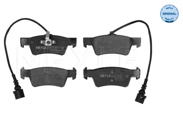 Bremsbelagsatz, Scheibenbremse Hinterachse MEYLE 025 243 6819