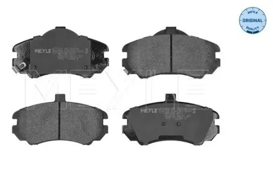 Bremsbelagsatz, Scheibenbremse Vorderachse MEYLE 025 243 6917/W Bild Bremsbelagsatz, Scheibenbremse Vorderachse MEYLE 025 243 6917/W