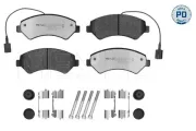 Bremsbelagsatz, Scheibenbremse MEYLE 025 244 6619-1/PD