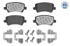 Bremsbelagsatz, Scheibenbremse Hinterachse MEYLE 025 244 9617/PD Bild Bremsbelagsatz, Scheibenbremse Hinterachse MEYLE 025 244 9617/PD