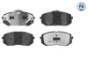 Bremsbelagsatz, Scheibenbremse Vorderachse MEYLE 025 245 0116/PD Bild Bremsbelagsatz, Scheibenbremse Vorderachse MEYLE 025 245 0116/PD