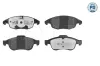 Bremsbelagsatz, Scheibenbremse Vorderachse MEYLE 025 245 3818/PD Bild Bremsbelagsatz, Scheibenbremse Vorderachse MEYLE 025 245 3818/PD