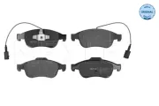 Bremsbelagsatz, Scheibenbremse Vorderachse MEYLE 025 245 3819/W