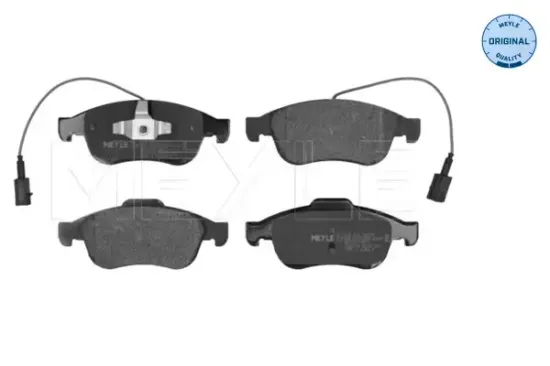 Bremsbelagsatz, Scheibenbremse Vorderachse MEYLE 025 245 3819/W Bild Bremsbelagsatz, Scheibenbremse Vorderachse MEYLE 025 245 3819/W