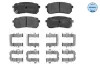Bremsbelagsatz, Scheibenbremse Hinterachse MEYLE 025 245 5915/W Bild Bremsbelagsatz, Scheibenbremse Hinterachse MEYLE 025 245 5915/W