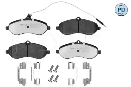 Bremsbelagsatz, Scheibenbremse Vorderachse MEYLE 025 245 9518/PD Bild Bremsbelagsatz, Scheibenbremse Vorderachse MEYLE 025 245 9518/PD