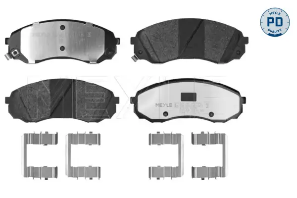 Bremsbelagsatz, Scheibenbremse Vorderachse MEYLE 025 245 9717/PD