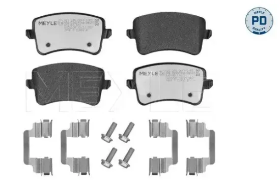 Bremsbelagsatz, Scheibenbremse MEYLE 025 246 0617-2/PD Bild Bremsbelagsatz, Scheibenbremse MEYLE 025 246 0617-2/PD