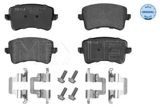 Bremsbelagsatz, Scheibenbremse Hinterachse MEYLE 025 246 0617/K1 Bild Bremsbelagsatz, Scheibenbremse Hinterachse MEYLE 025 246 0617/K1