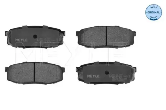 Bremsbelagsatz, Scheibenbremse Hinterachse MEYLE 025 246 5317 Bild Bremsbelagsatz, Scheibenbremse Hinterachse MEYLE 025 246 5317