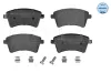 Bremsbelagsatz, Scheibenbremse Vorderachse MEYLE 025 246 9317