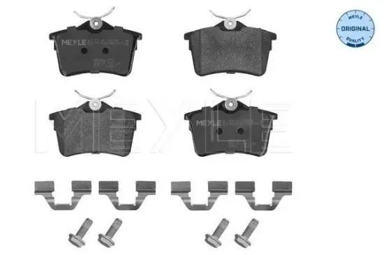 Bremsbelagsatz, Scheibenbremse MEYLE 025 247 6516/W Bild Bremsbelagsatz, Scheibenbremse MEYLE 025 247 6516/W